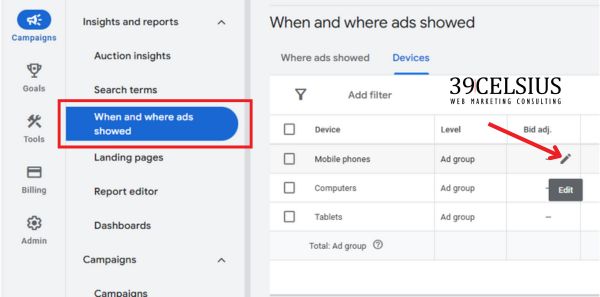 Where to Find Bid Adjustments Google Ads